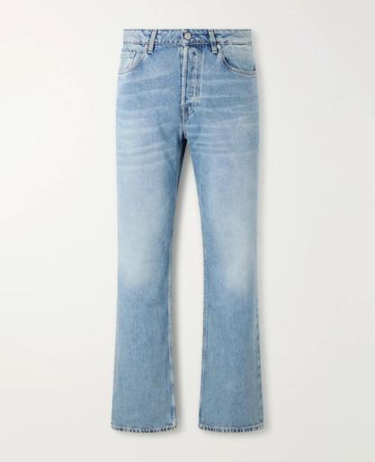 Slate Cut Straight-Leg Organic-Cotton Jeans