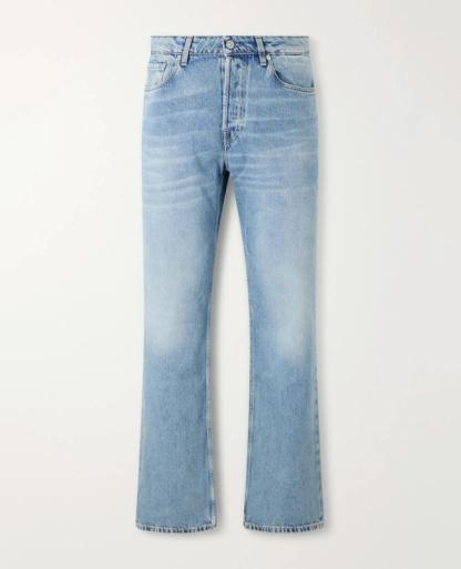 Slate Cut Straight-Leg Organic-Cotton Jeans