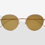 Oliver Peoples, Altair Round-Frame Gold-Tone Polarised Sunglasses