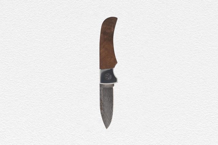 Damascus Folding Knife