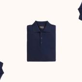 Emma Willis Navy Cashmere Polo