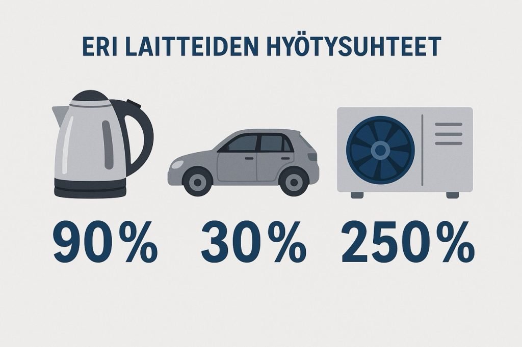 Hyötysuhde.