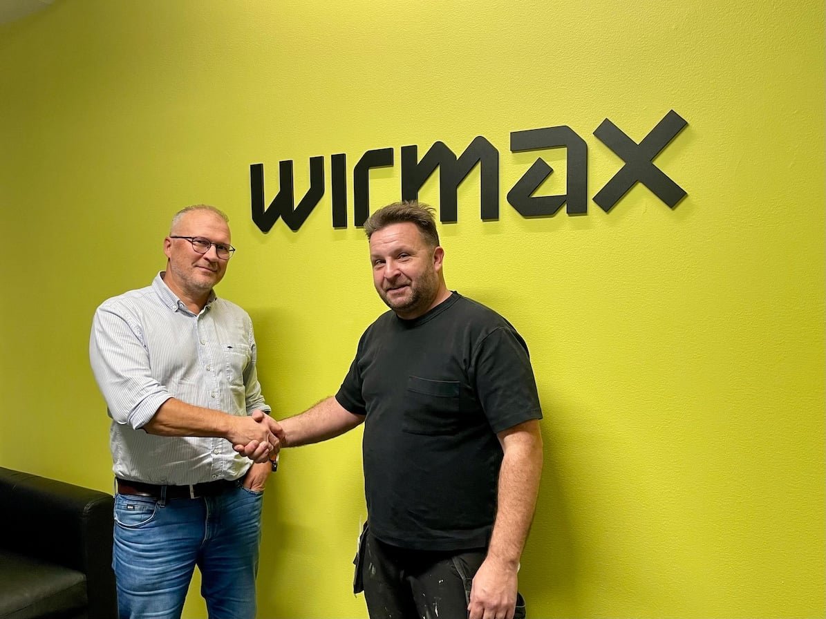Wirmaxin toimitusjohtaja Sampo Kautto ja yhtiön perustaja Tommi Isopahkala