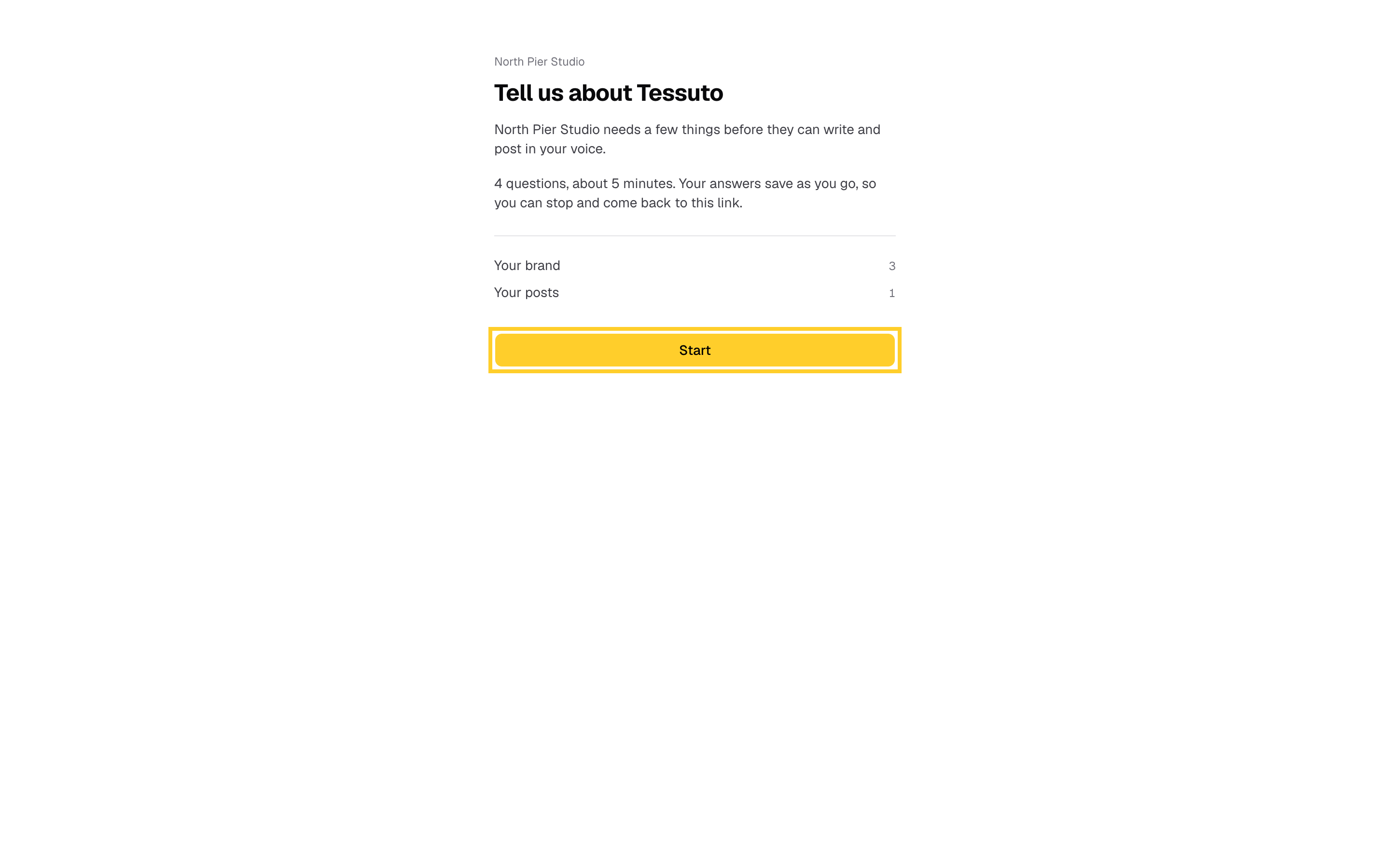 Step 7: They click Start.