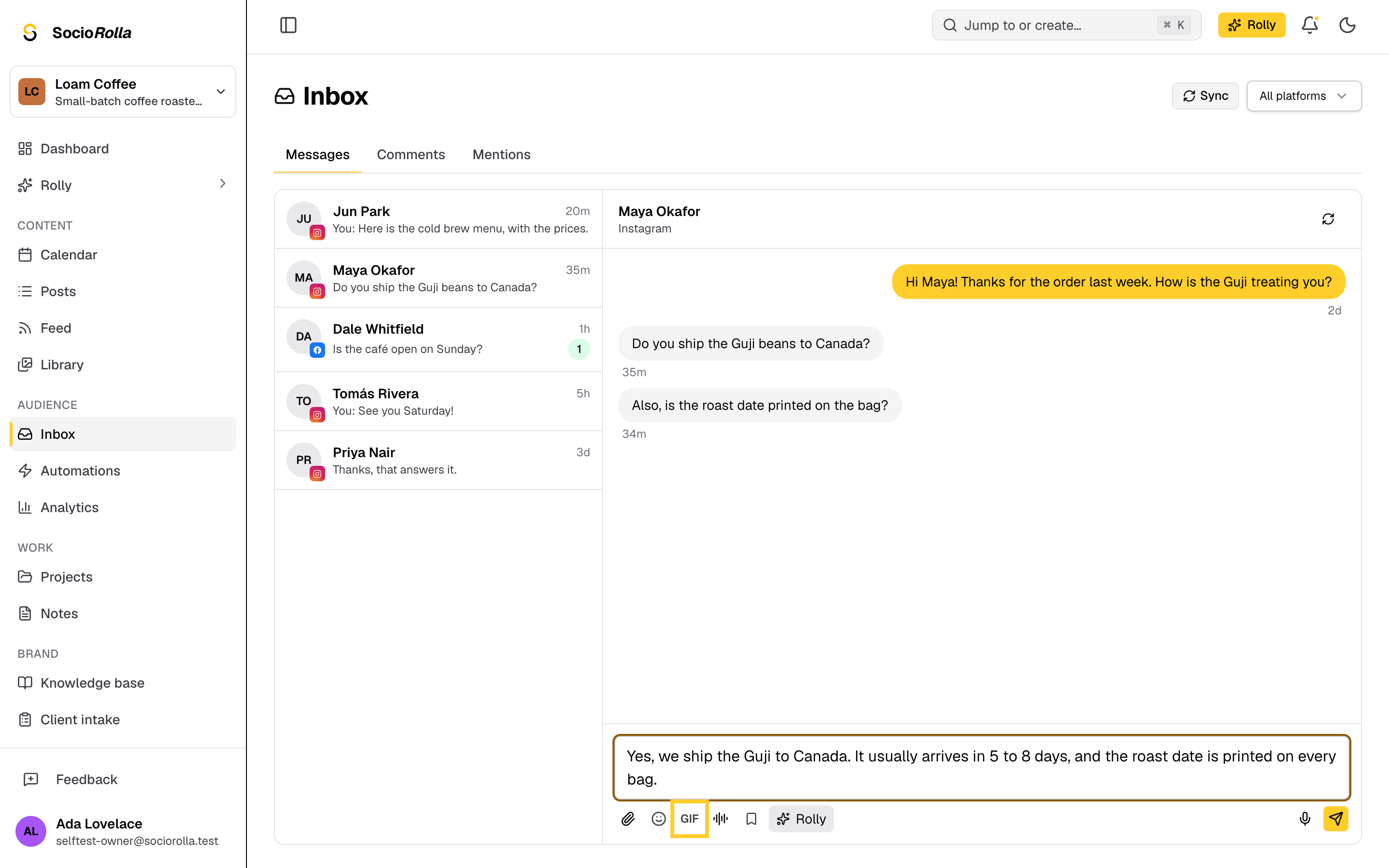 Step 4: The row of tools adds more than text.