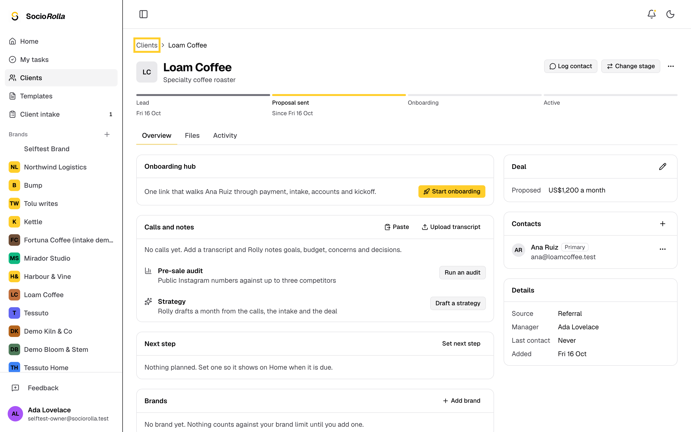 Step 11: Already have a list of clients? Import them from a CSV.