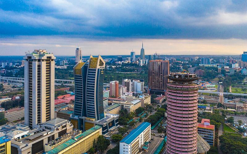 Nairobi aerial CBD