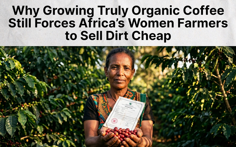 Why Growing Truly Organic Coffee Still Forces Africa’s Women Farmers to Sell Dirt Cheap