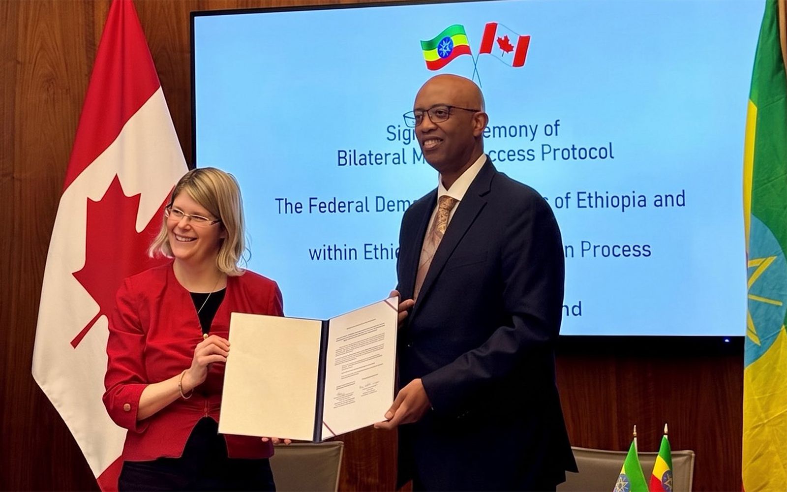 Ethiopia and Canada Sign Trade Deal to Help Ethiopia Join the World Trade Organization