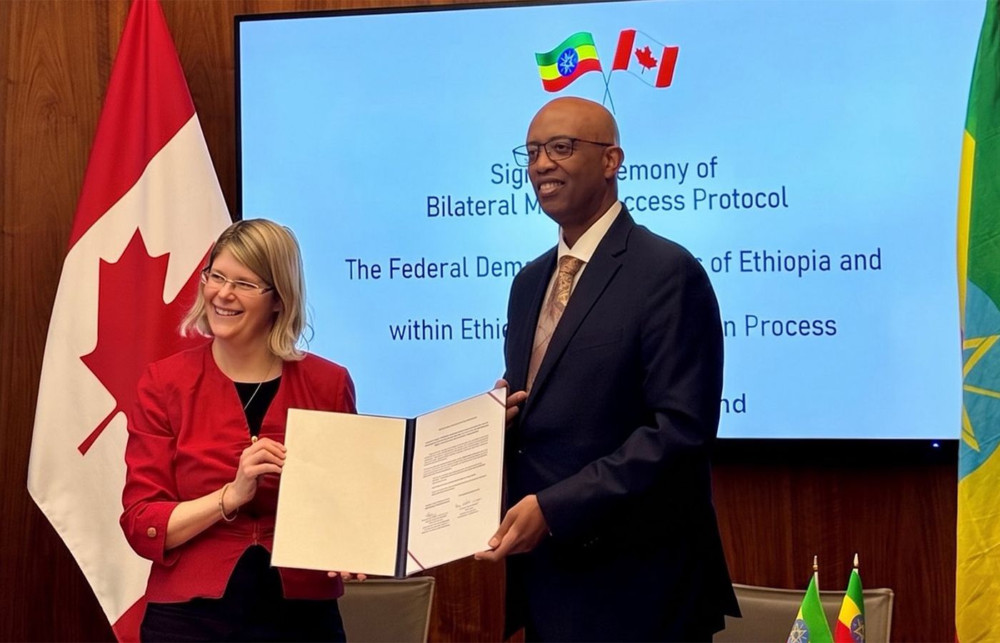 Ethiopia and Canada Sign Trade Deal to Help Ethiopia Join the World Trade Organization
