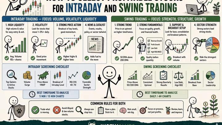 Select profitable stocks for intraday