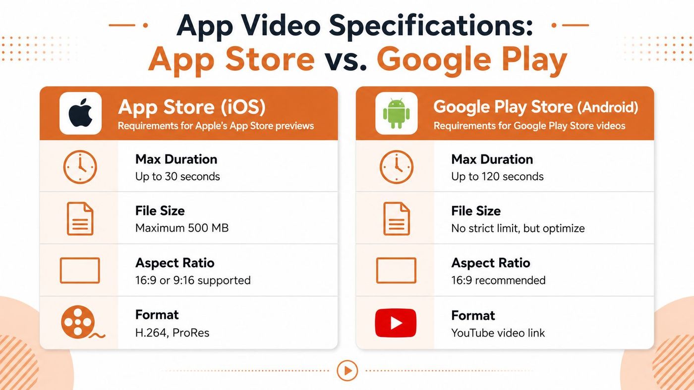 Mastering App Store and Google Play Video Specs
