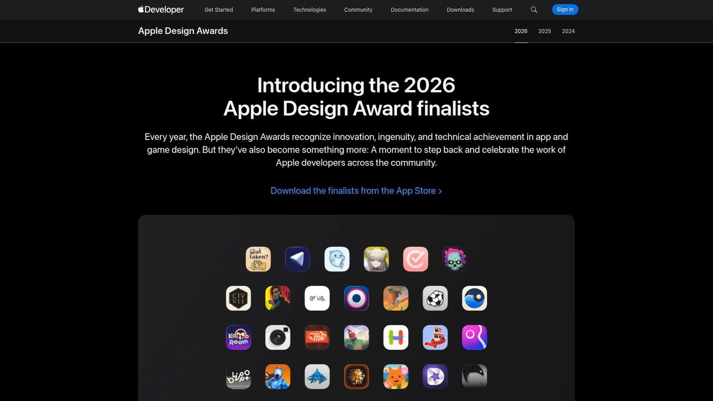 Apple Design Awards (official gallery)
