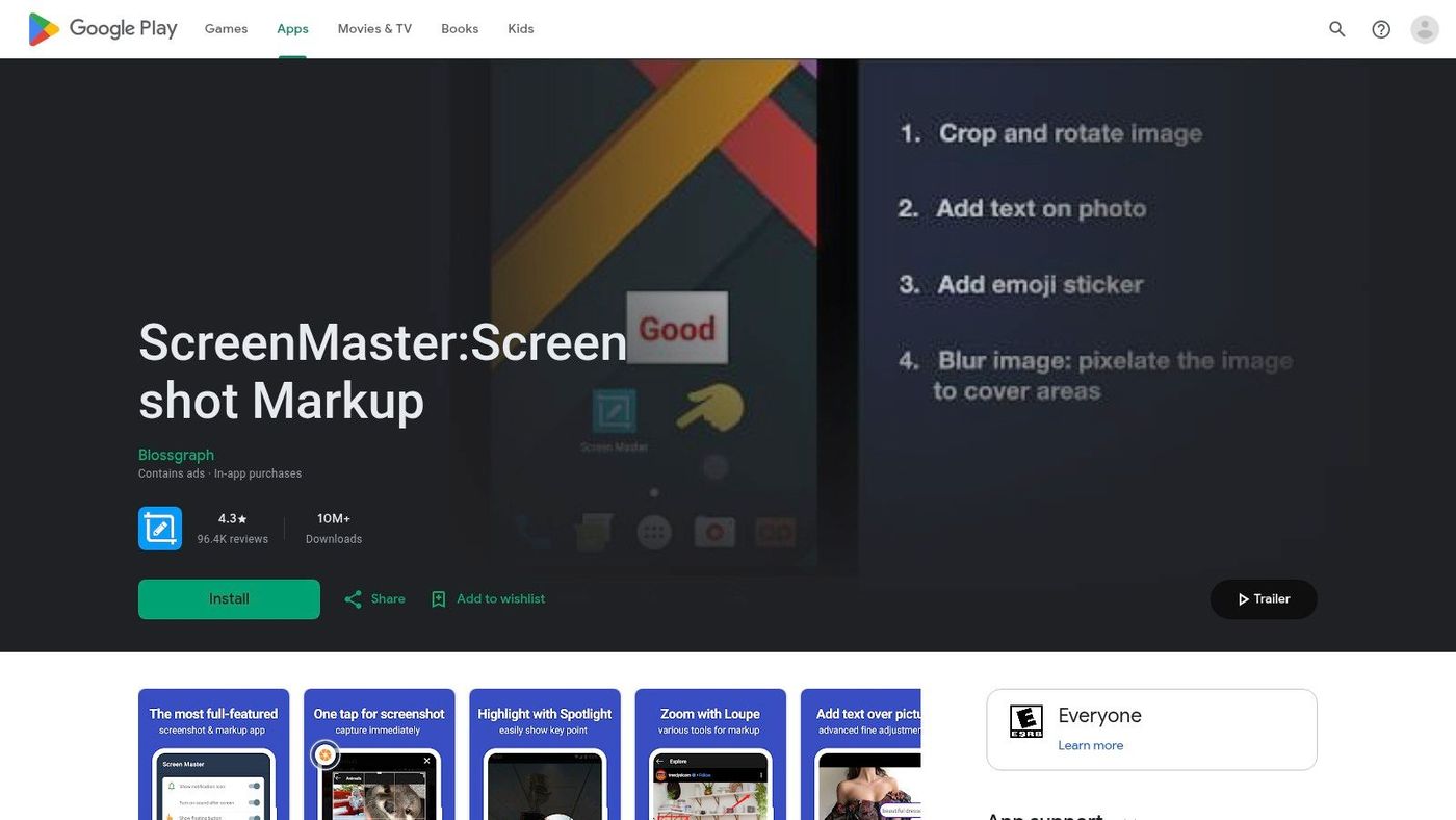 Screen Master: Screenshot & Photo Markup (Blossgraph)