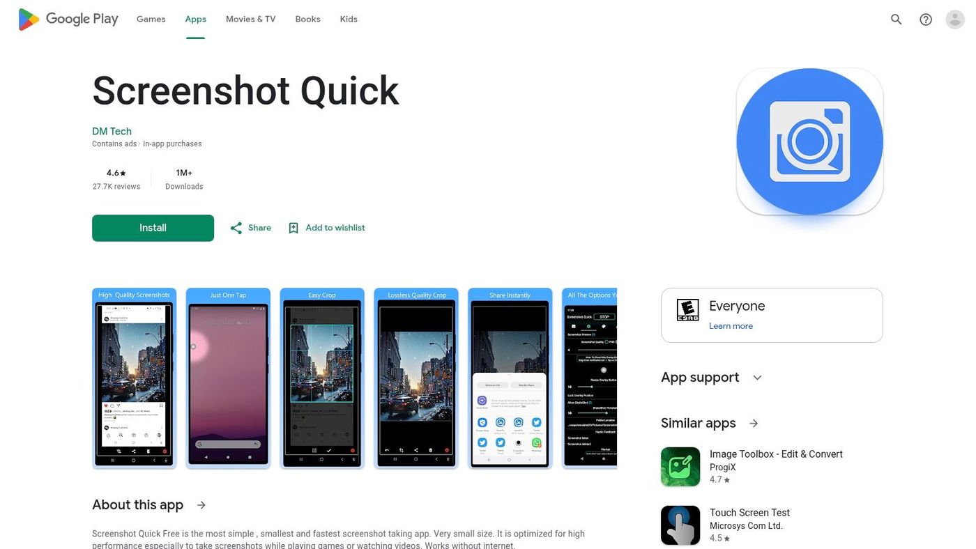 Screenshot Quick (DM Tech)