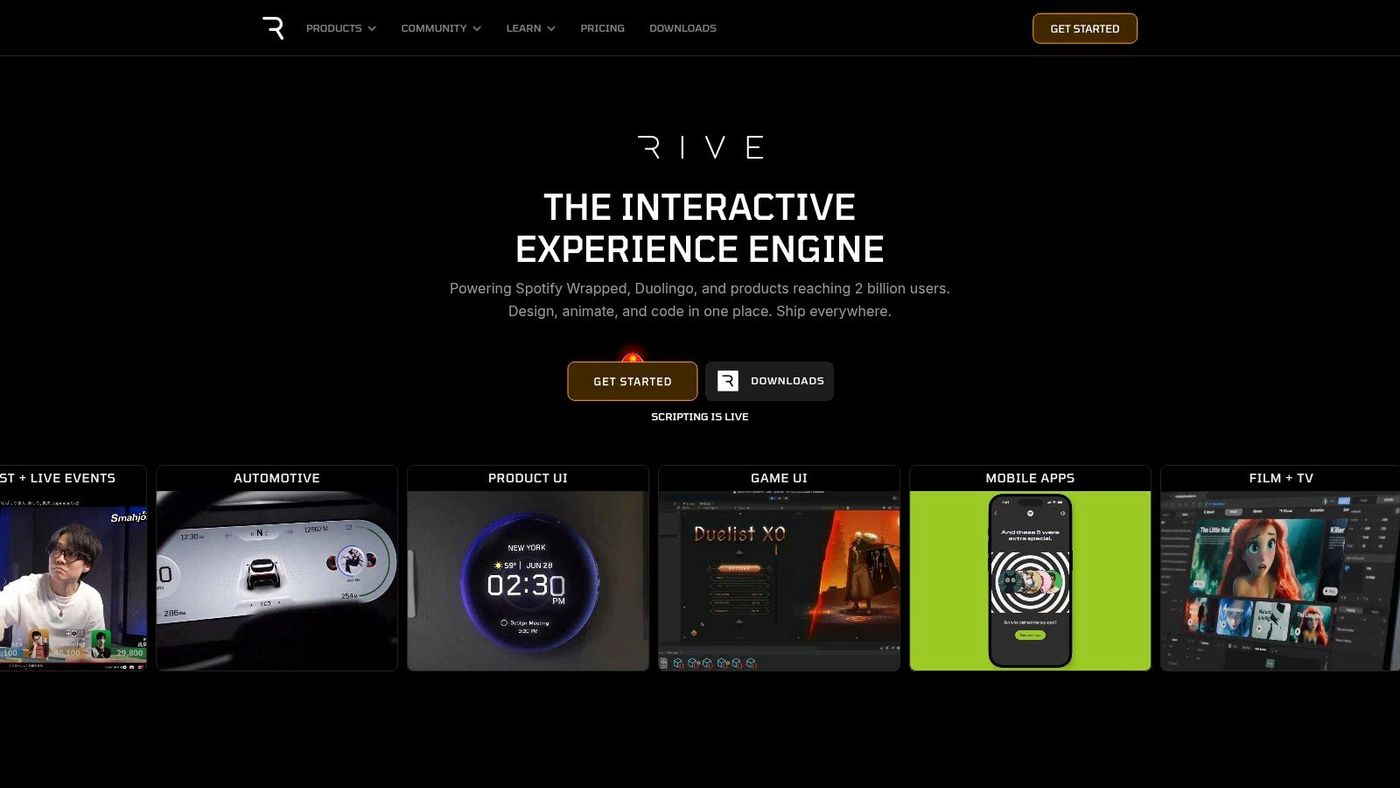Rive, Real-time Animation for Native App Splash/Intro Sequences