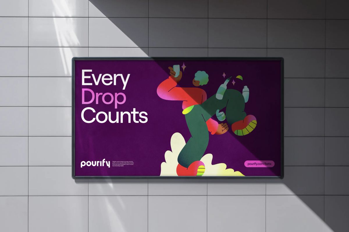 Pourify billboard