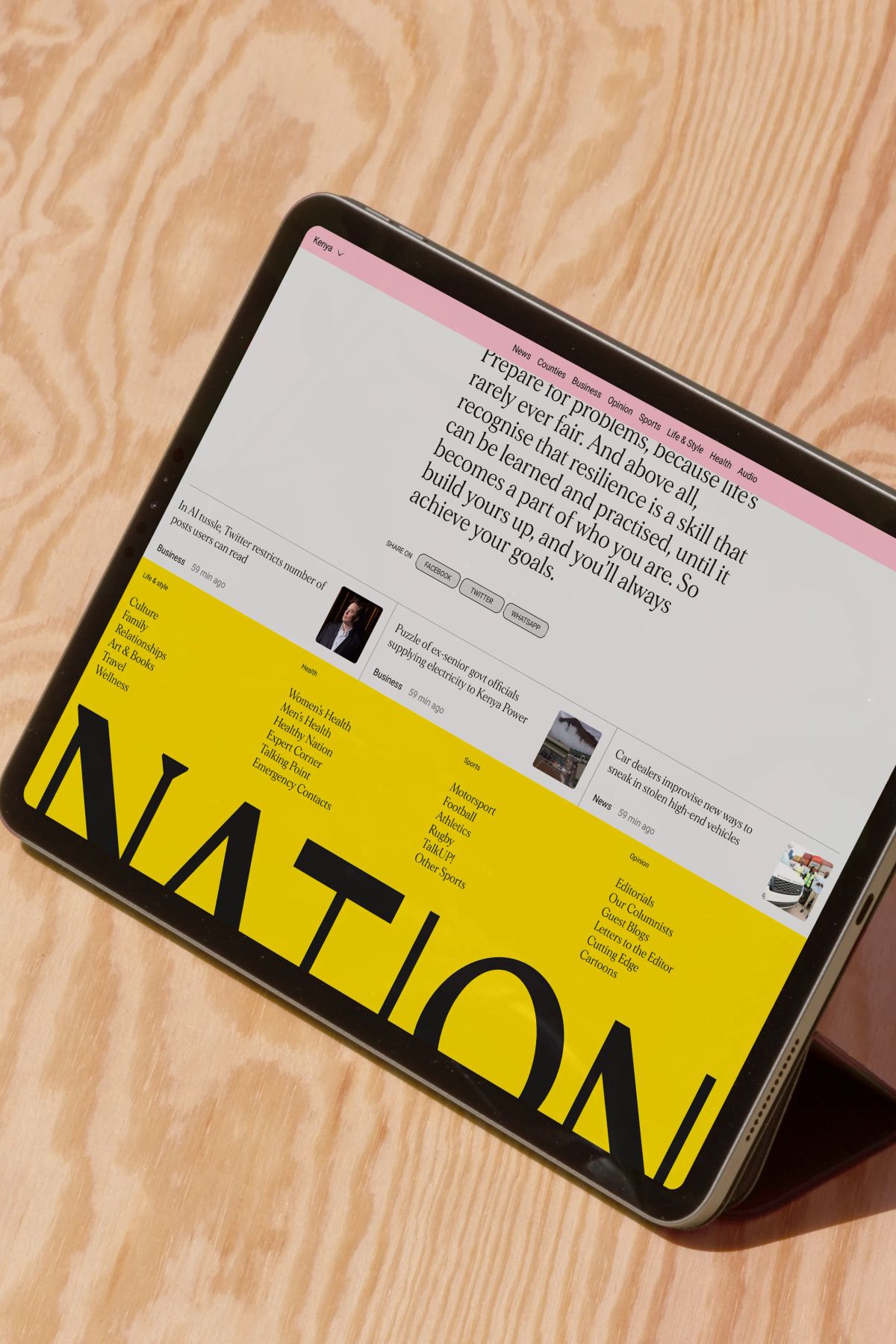 Nation Mobile first on iPad