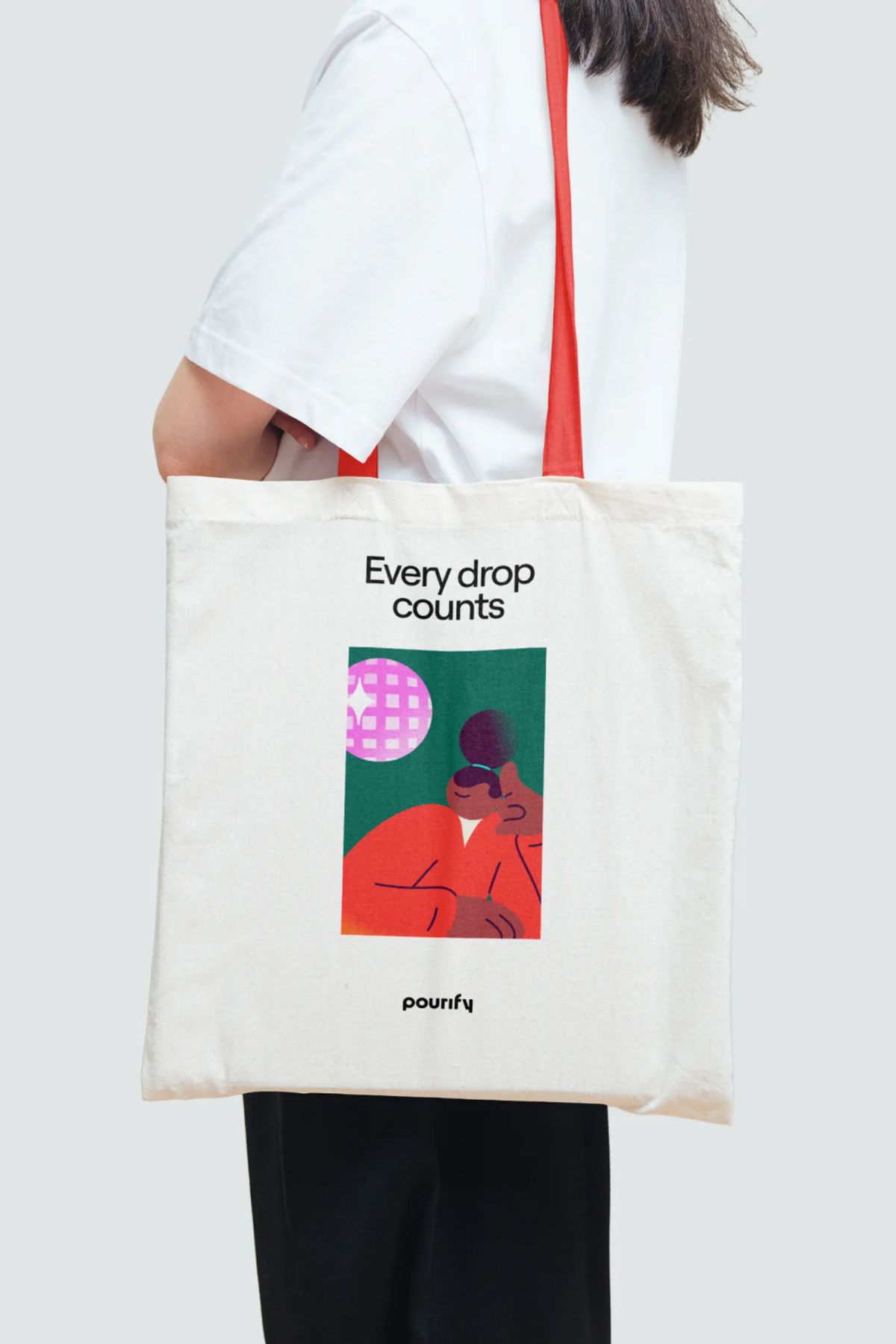 Pourify tote bag