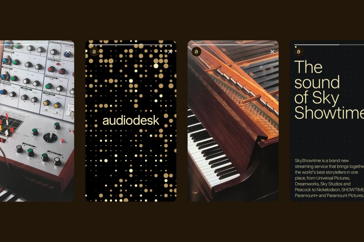 AudioDesk social templates
