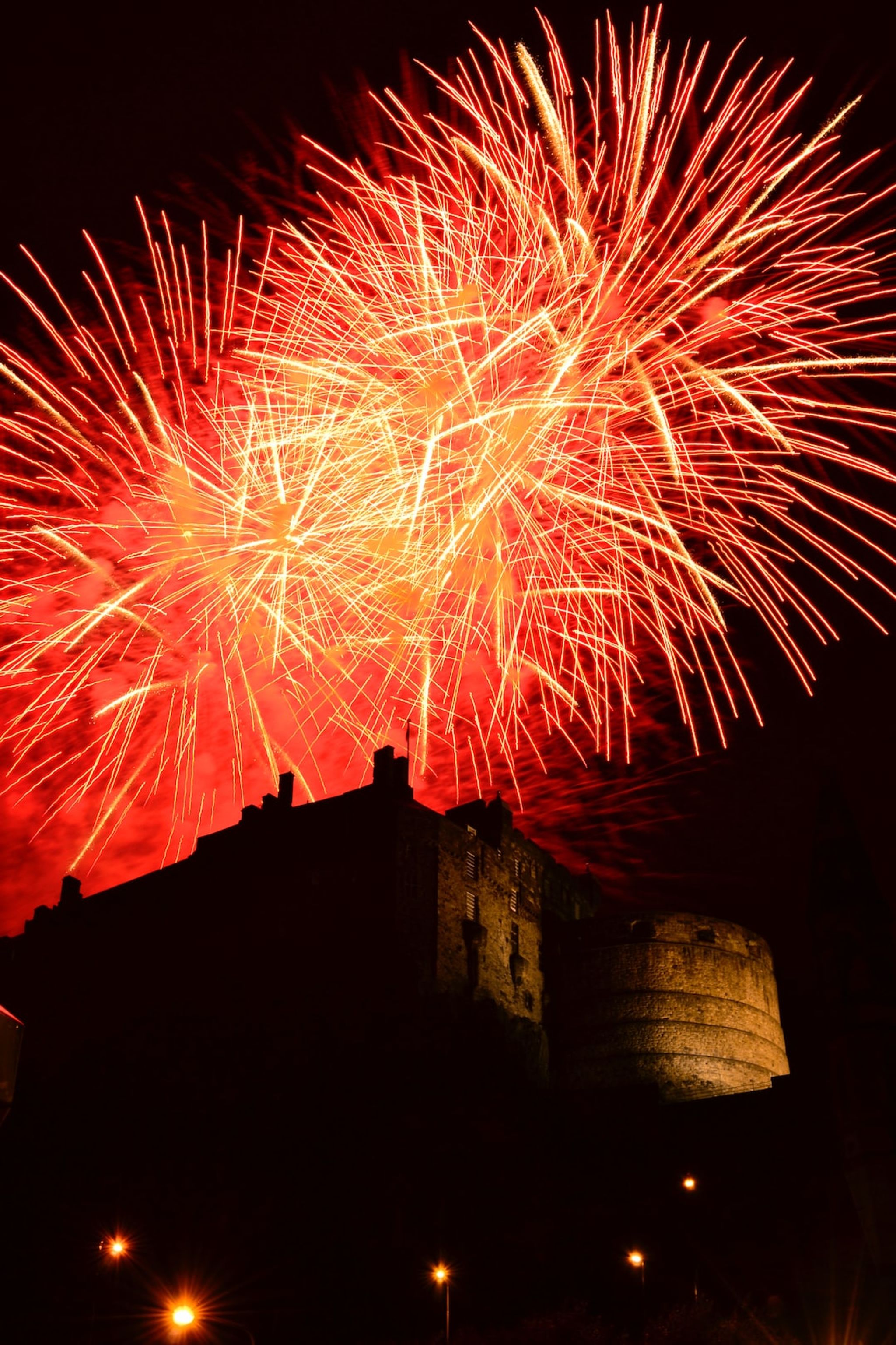 Feuerwerk in Edinburgh
