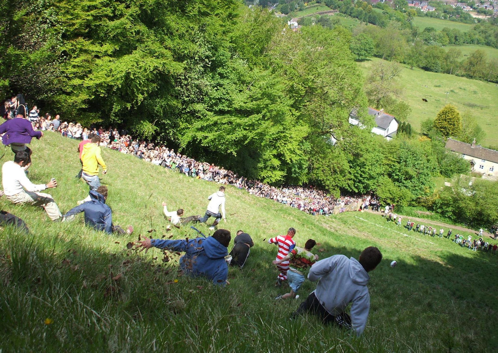 The Cooper's Hill Cheese Rolling 