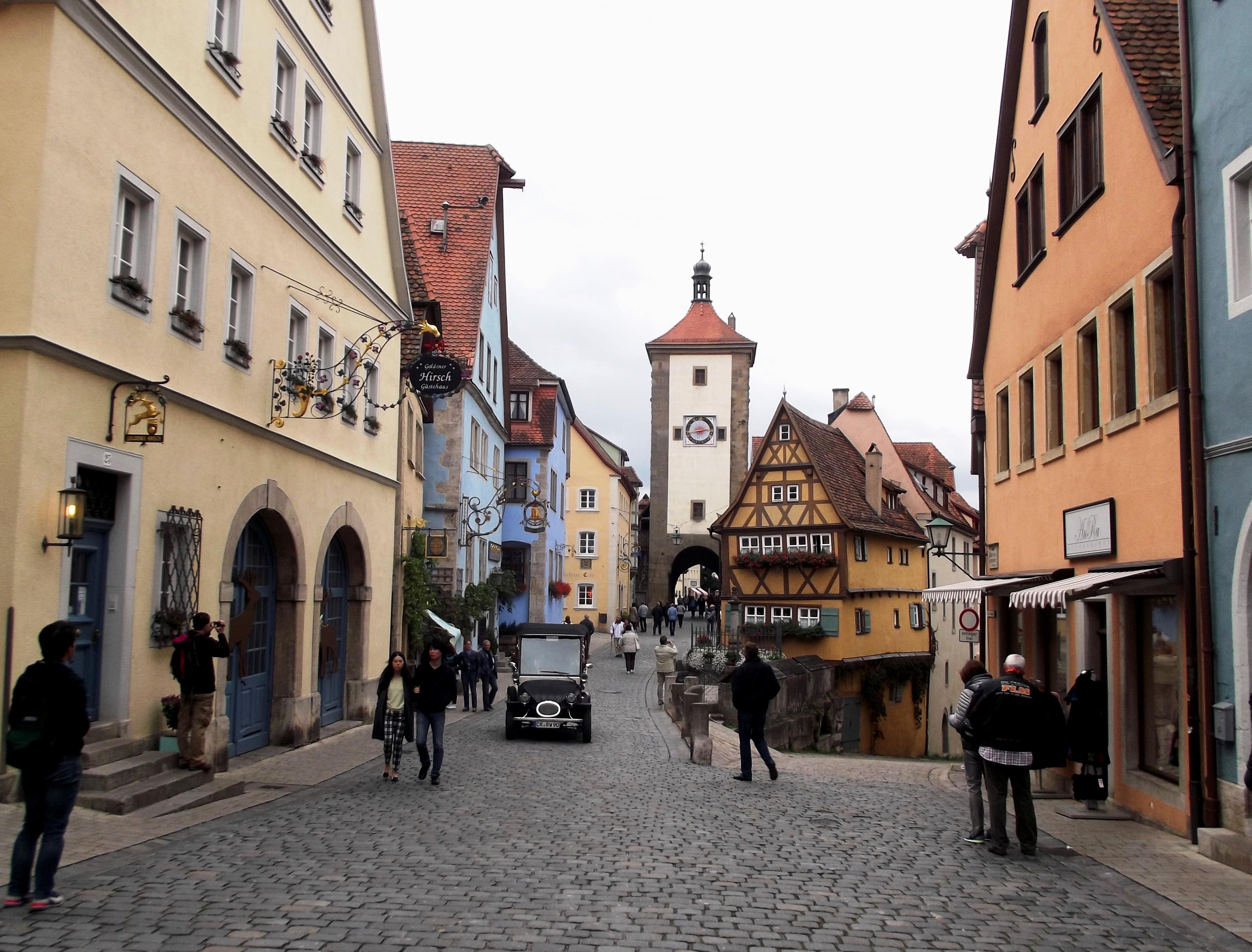 Das Plönlein in Rothenburg ob der Tauber und