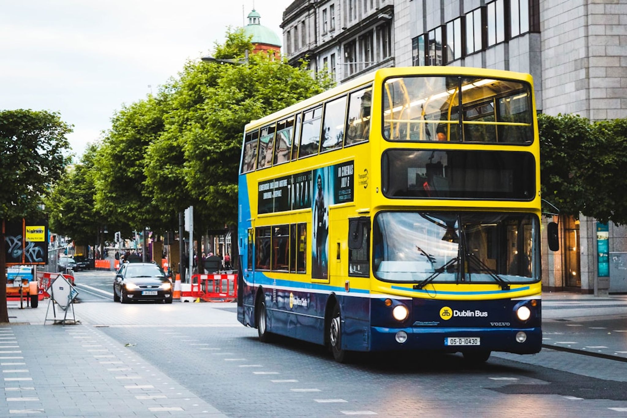 Dublin Double Decker Buses Public Transport