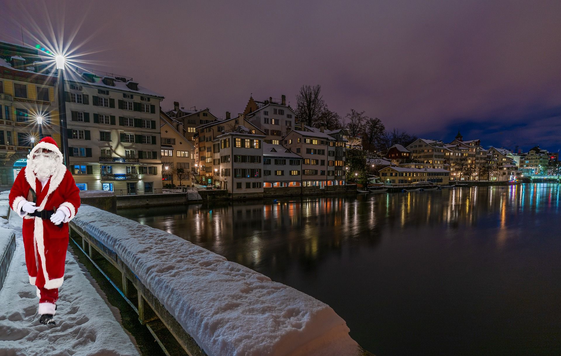 Die Zürcher Altstadt und der Samichlaus