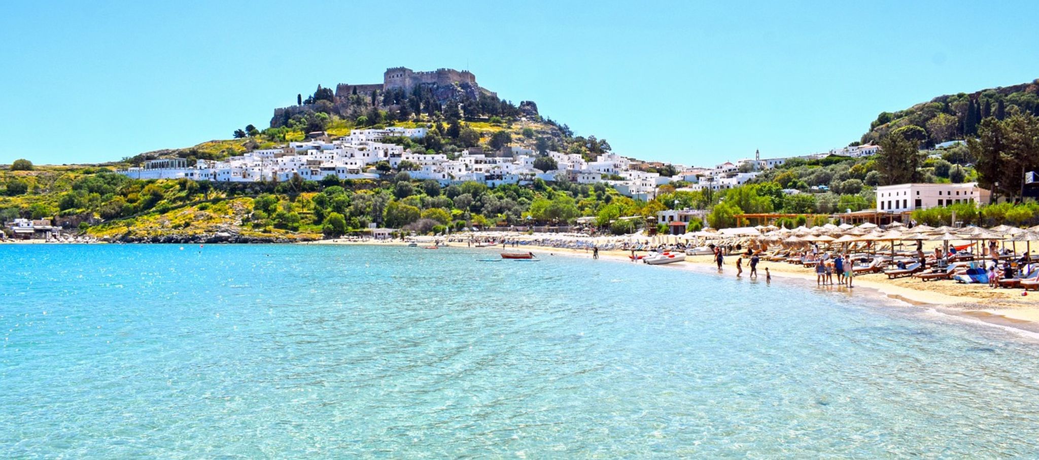 St Paul Bay Beach, Lindos, Rhodes Island