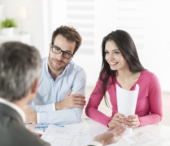 Discussing rent reporting with home loan officer.
