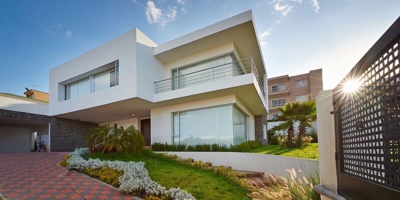 Beautiful modern house.