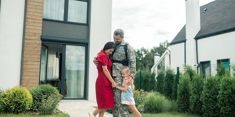 buying a house while active duty military