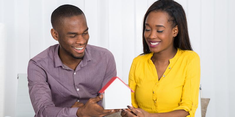Couple discussing about VA Home loan appraisal process.