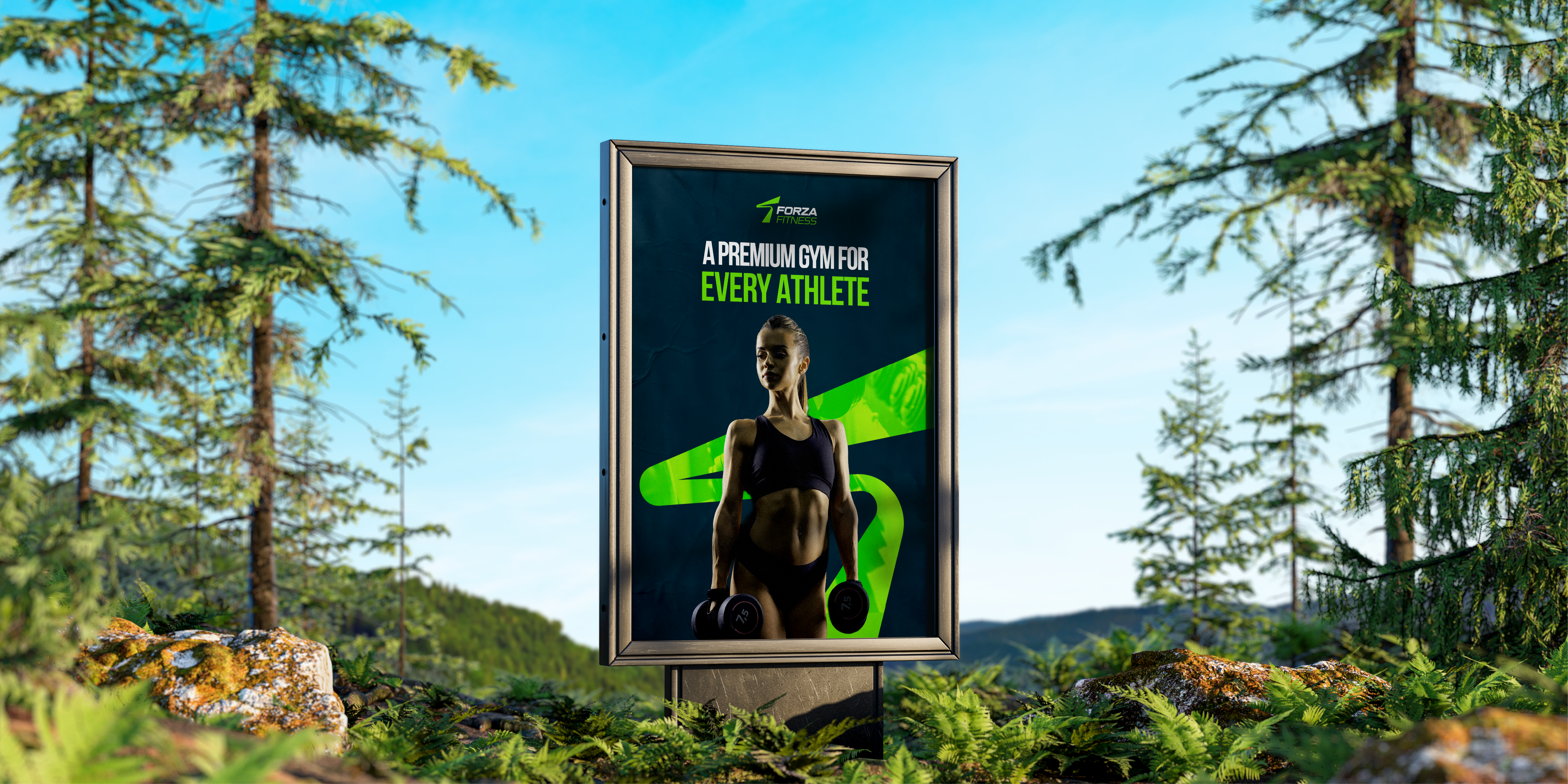 Forza Fitness Visual identity detail 29
