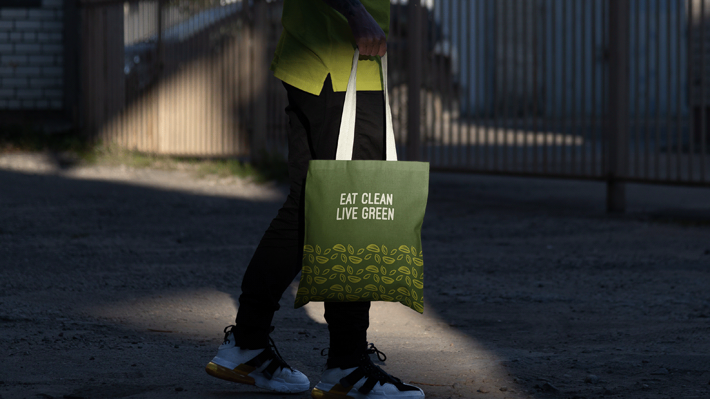Greeneat Logo and Visual identity detail 25