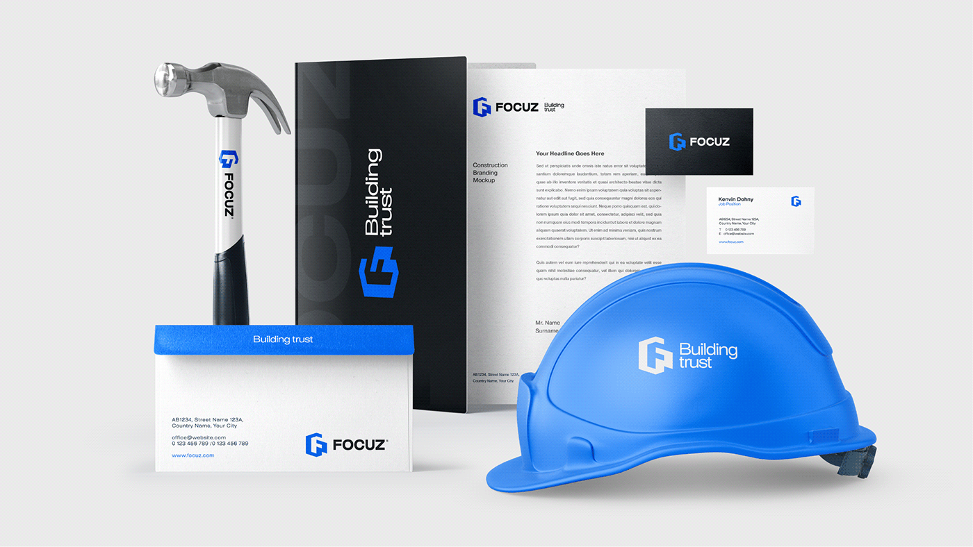 Focuz Brand identity detail 11