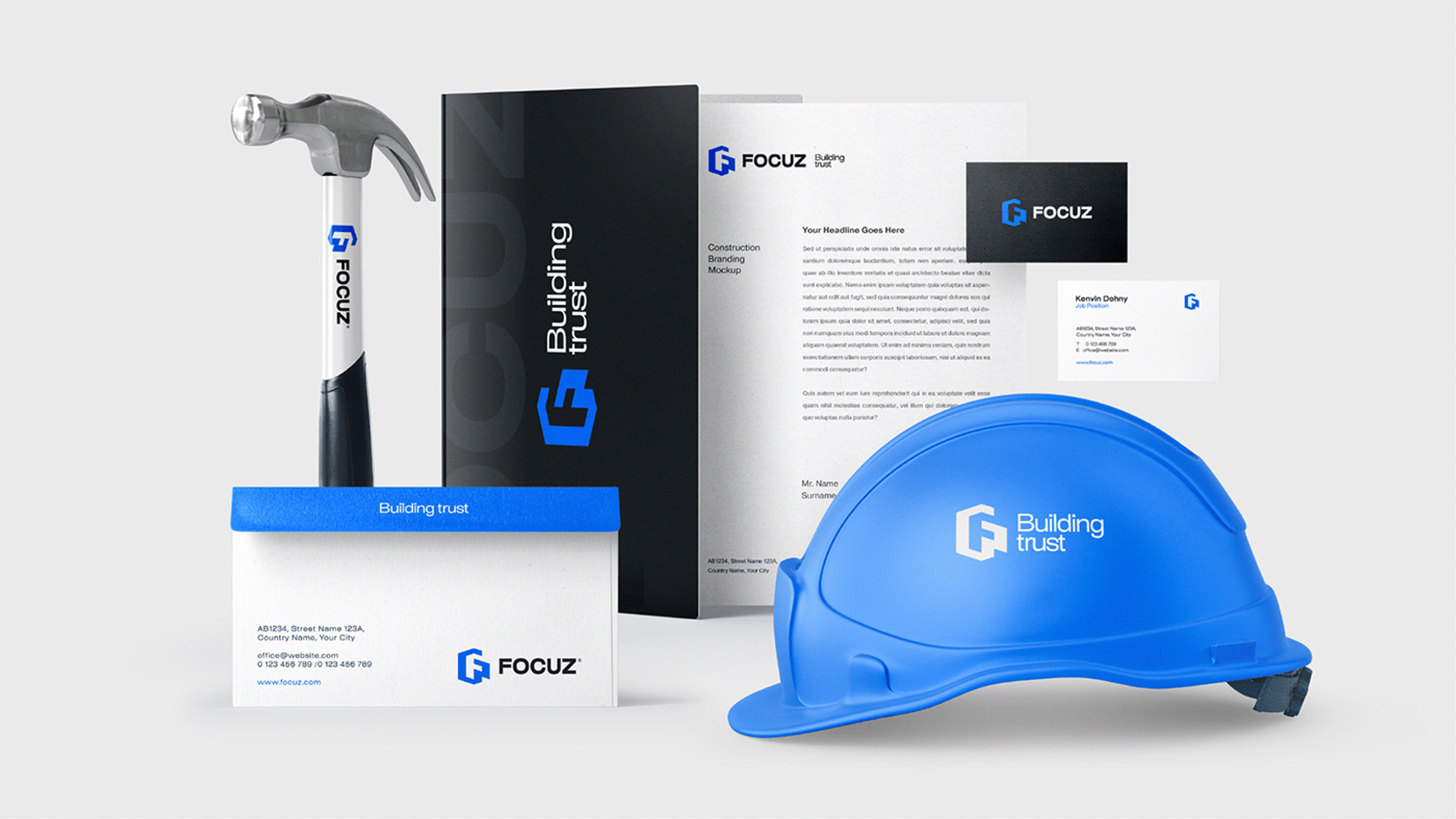 Focuz Brand identity detail 11