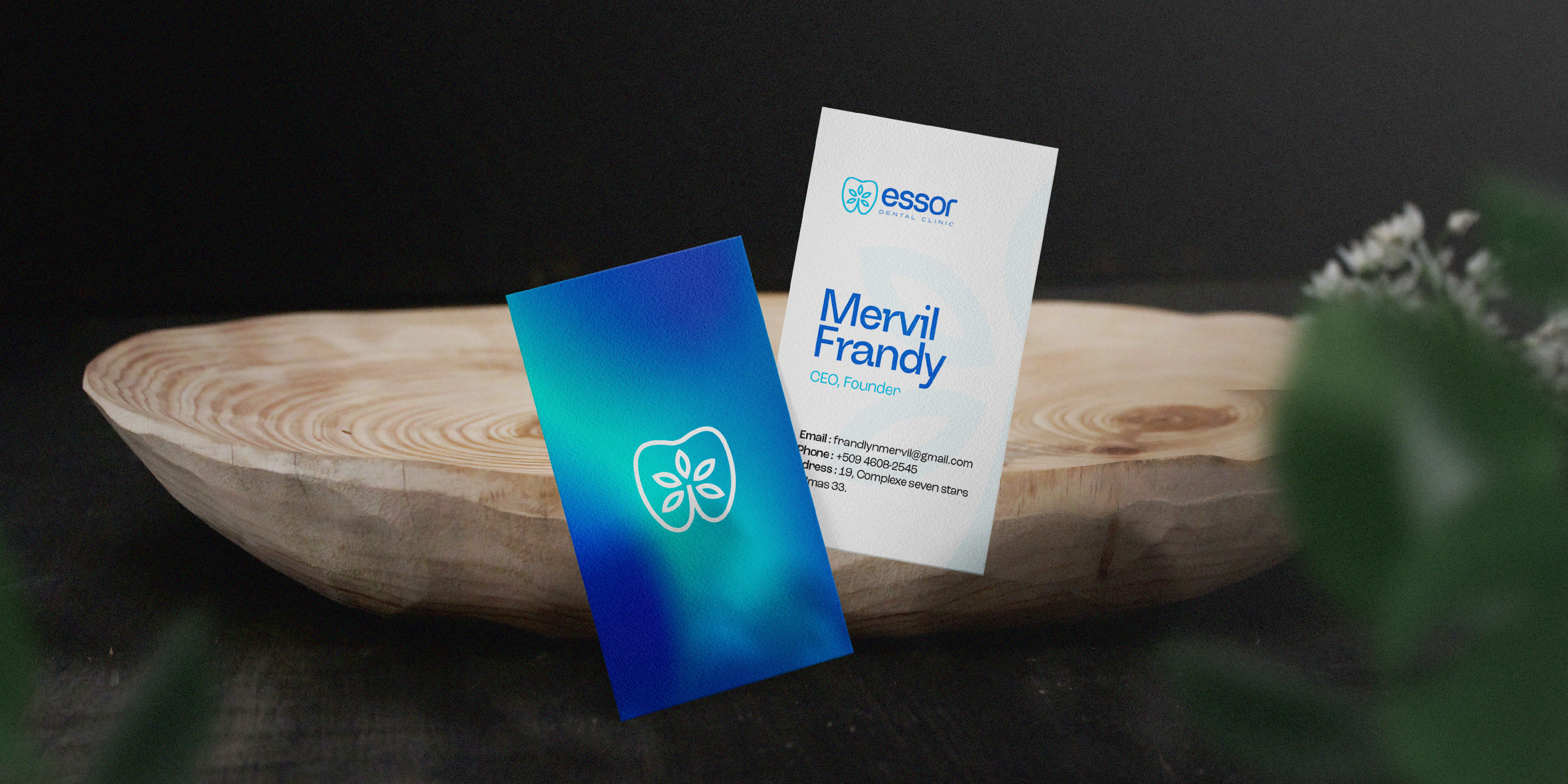 Essor Dental Clinic Visual identity detail 22