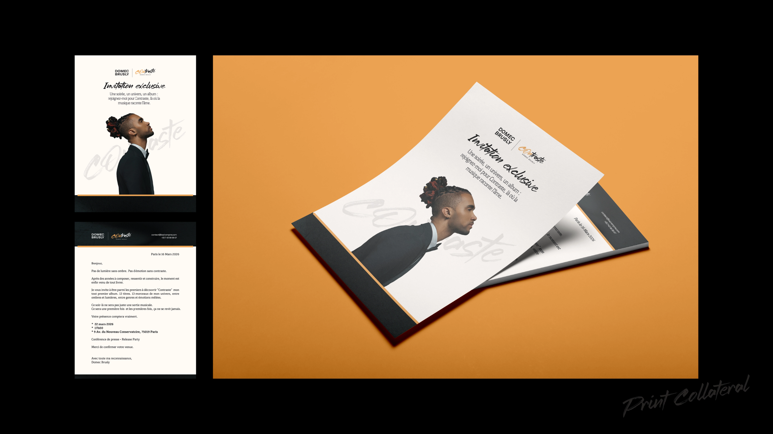 Contraste Visual identity — brand identity designed by Ernso Azor
