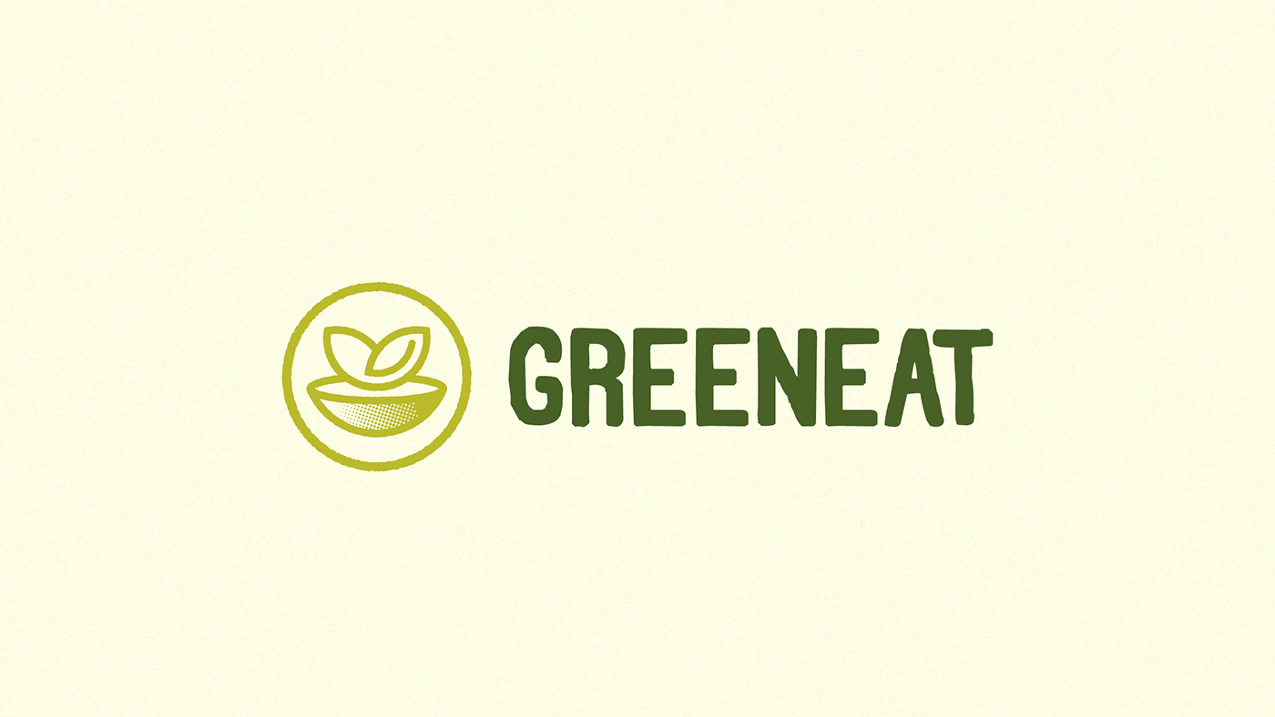 Greeneat Logo and Visual identity detail 3