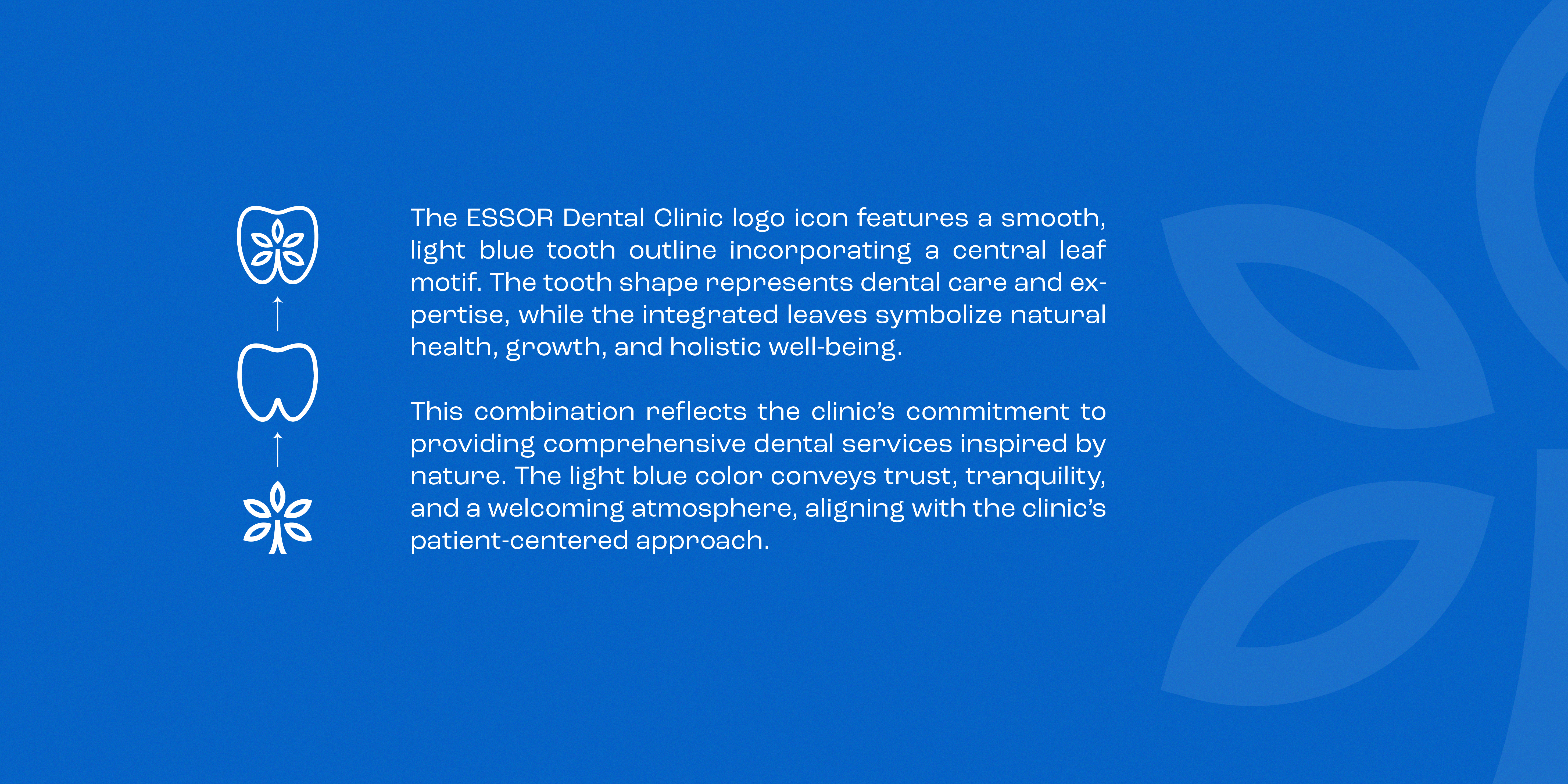 Essor Dental Clinic Visual identity detail 2