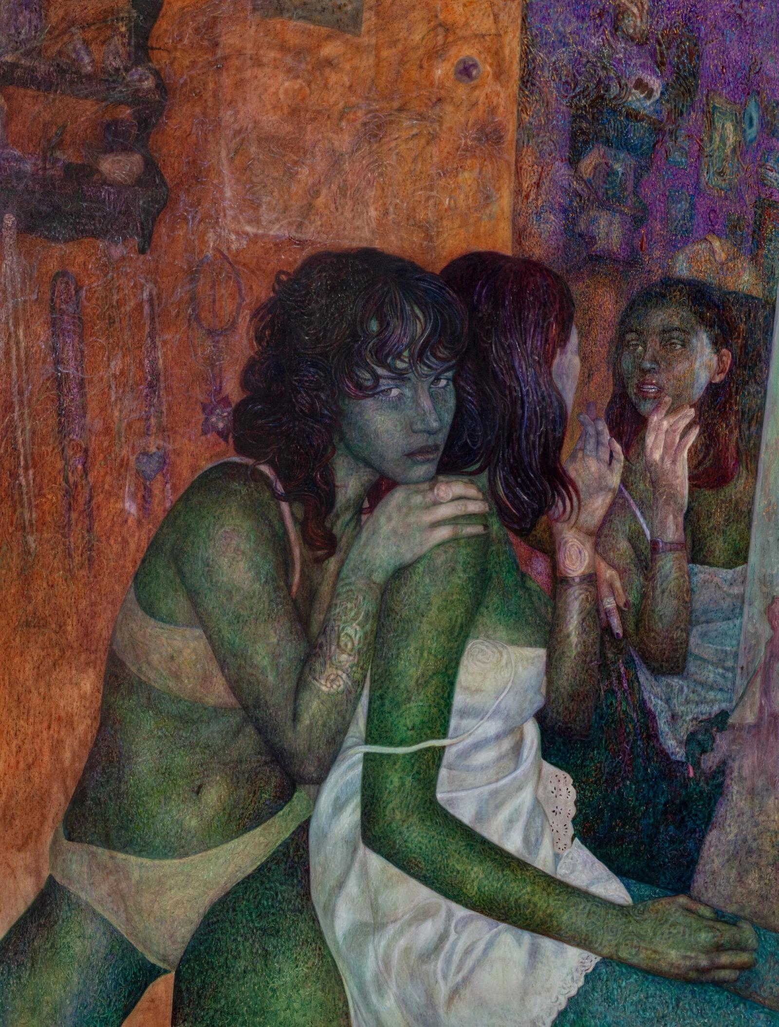 Unknown Element, Oil on linen, 190 x 140cm.