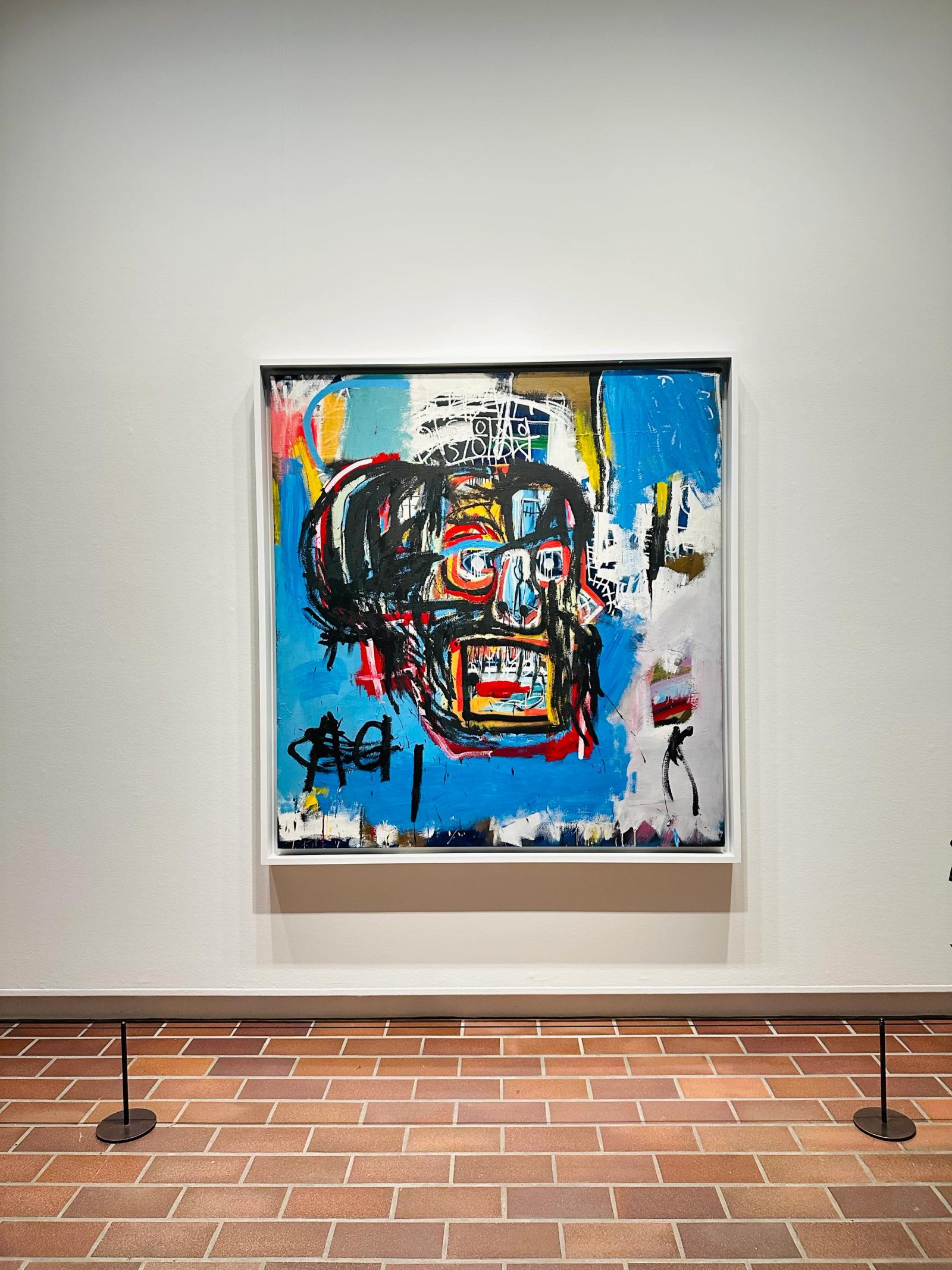 Installation view: Jean-Michel Basquiat, Headstrong exhibition, Louisiana Museum of Modern Art.