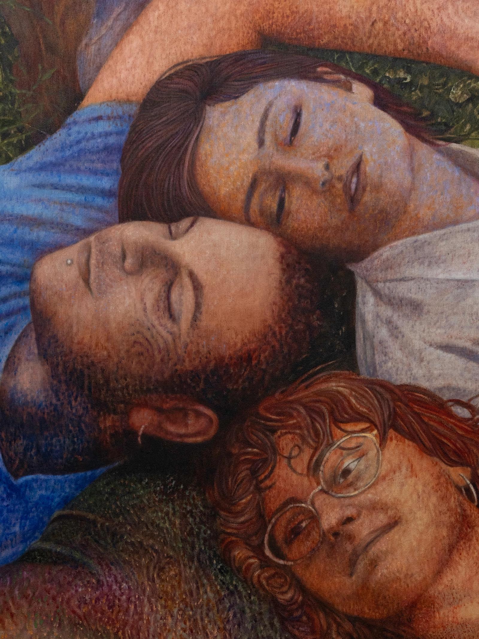 Earthbound (Detail), Oil on linen, 217 x 160cm.