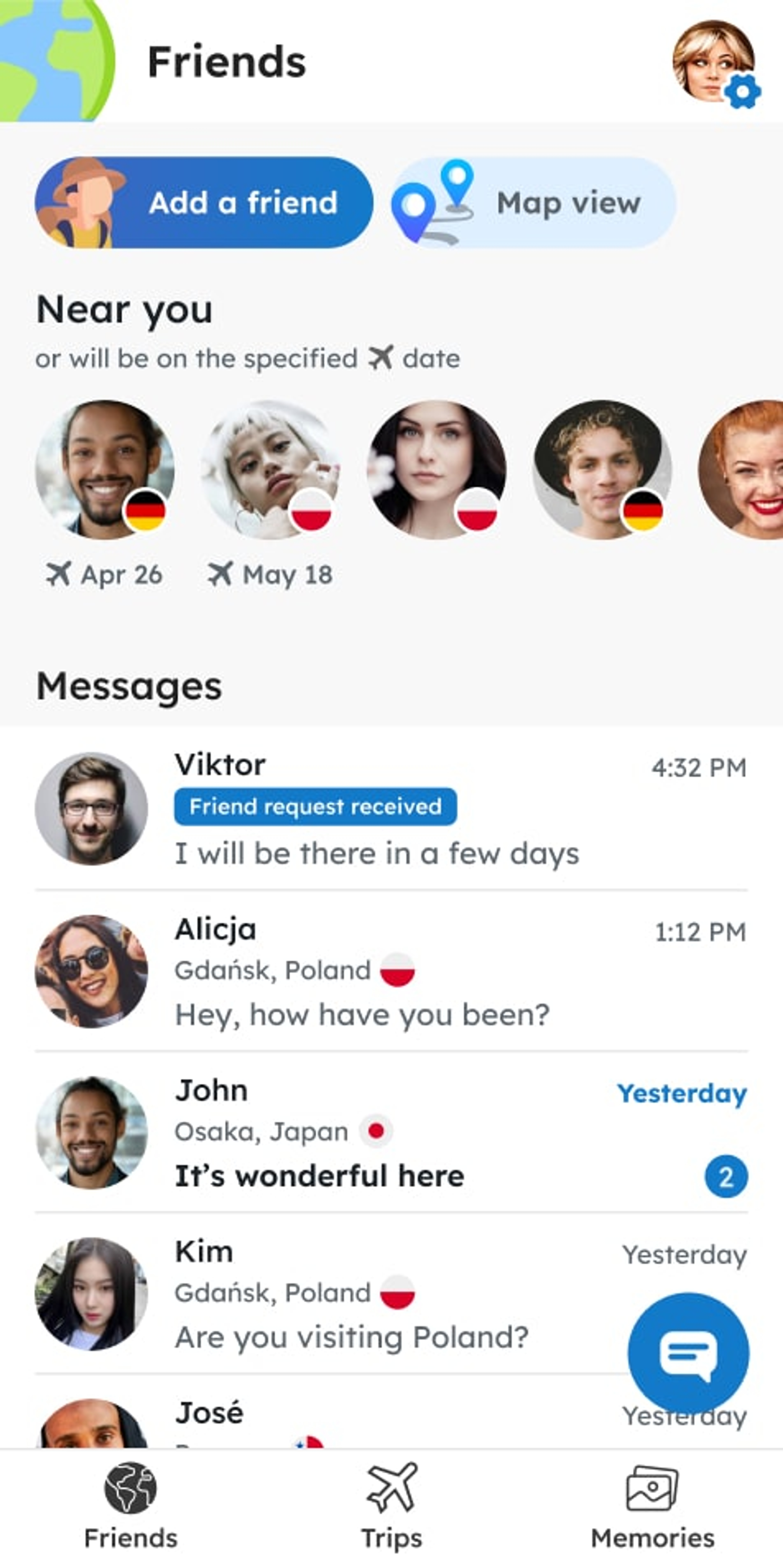 GoGlobers Mobile App screenshot