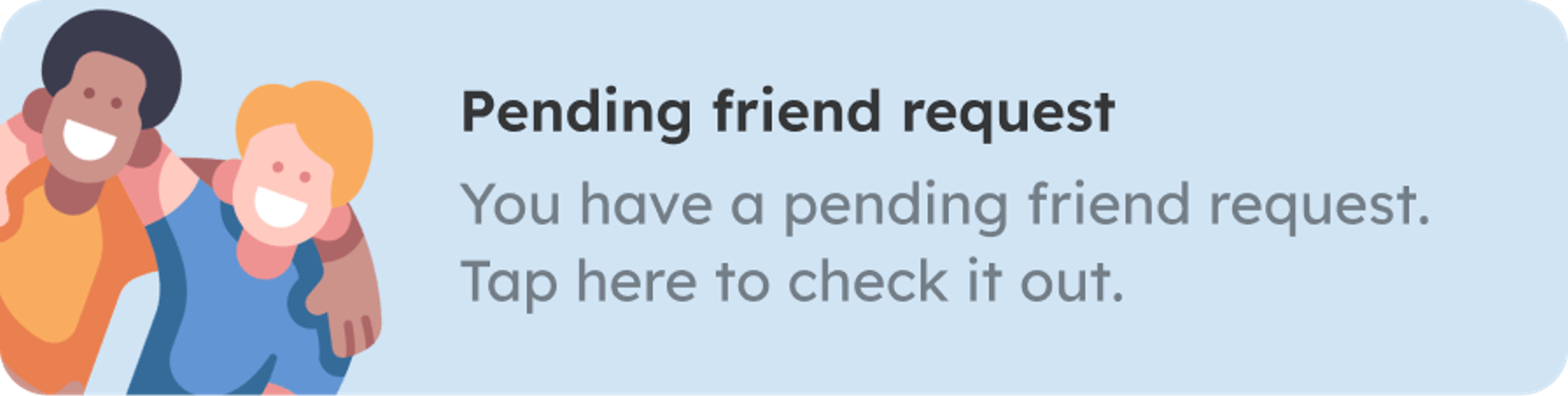 Notification sample from GoGlobers