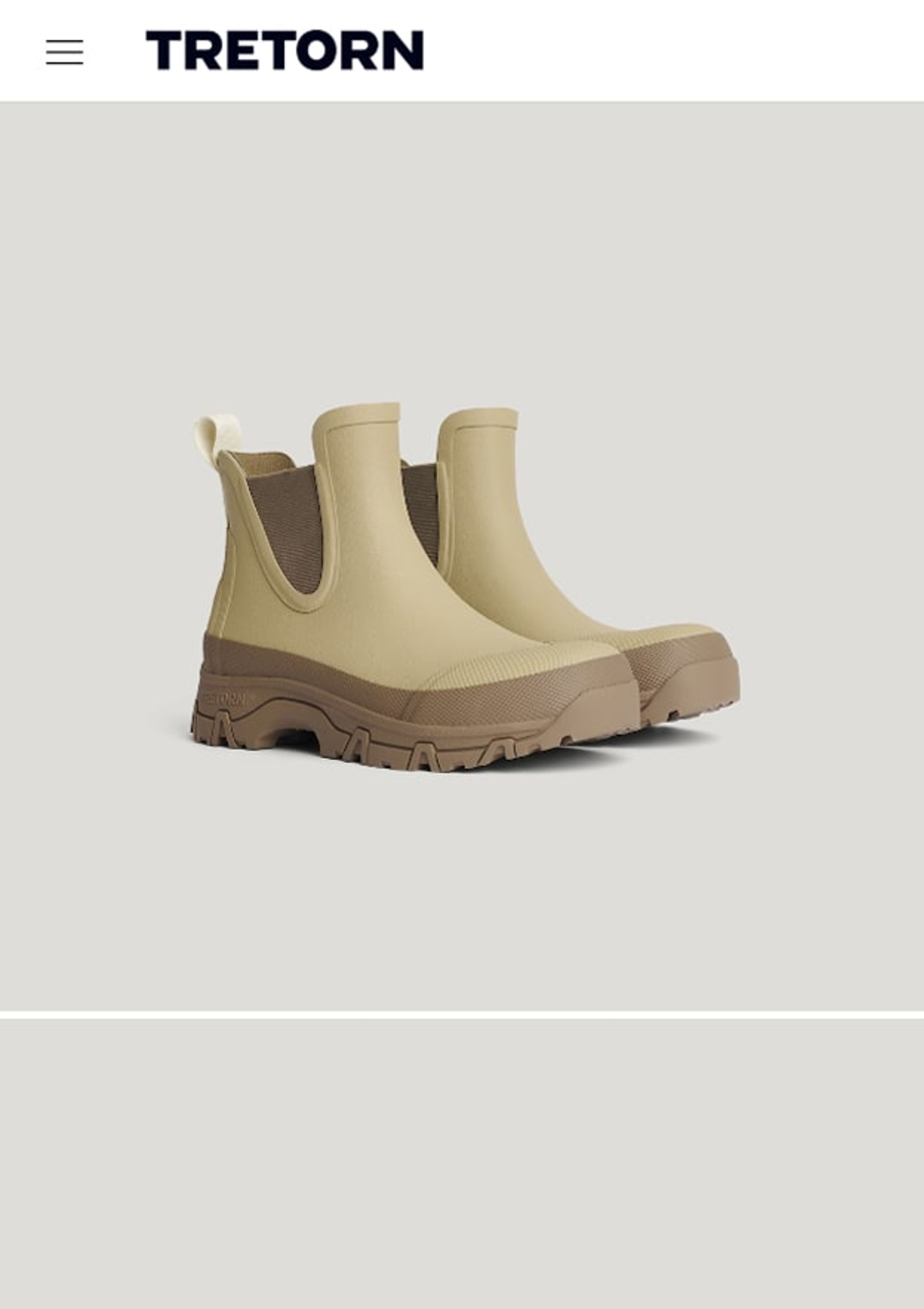 A sample work screenshot of the project called Tretorn