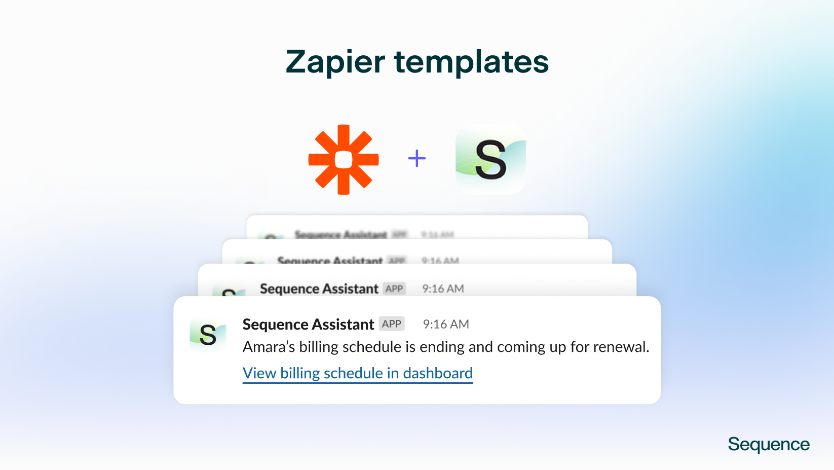 Zapier templates