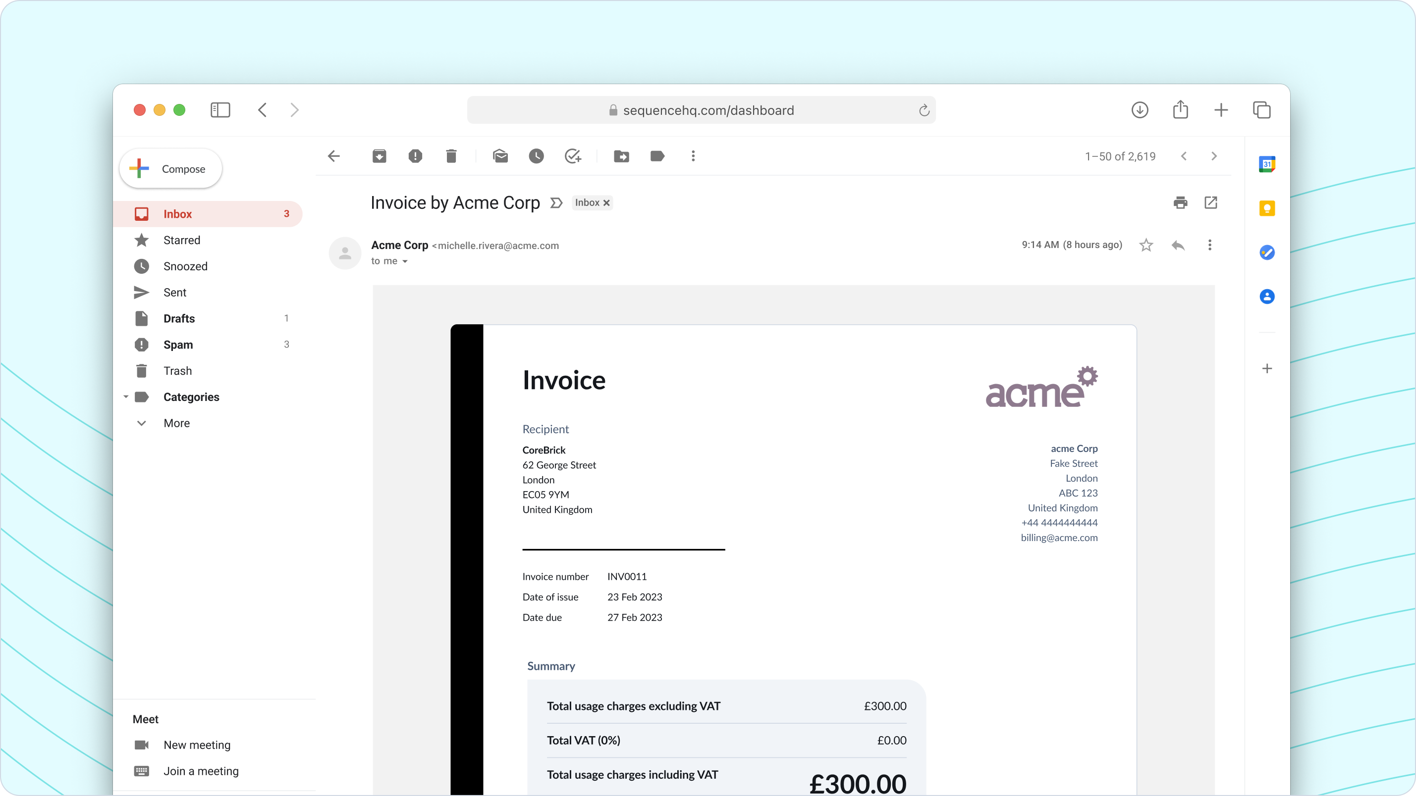 Invoice editor